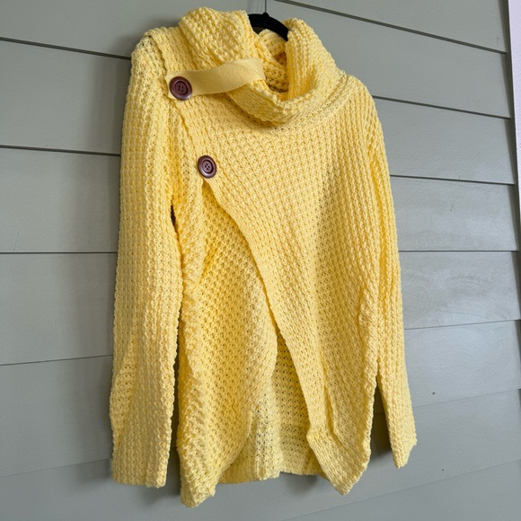 Miracle Lemon Cowl Neck Sweater - Picture 3 of 5